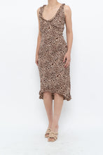 Load image into Gallery viewer, Vintage x Made in India x Animal Print Midi Dress (S, M)