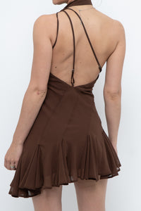 Modern x Brown Panelled Mini Dress (S, M)