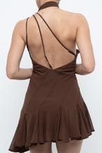 Load image into Gallery viewer, Modern x Brown Panelled Mini Dress (S, M)