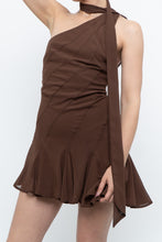 Load image into Gallery viewer, Modern x Brown Panelled Mini Dress (S, M)