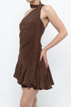 Load image into Gallery viewer, Modern x Brown Panelled Mini Dress (S, M)