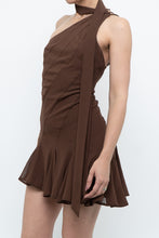 Load image into Gallery viewer, Modern x Brown Panelled Mini Dress (S, M)
