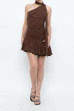 Load image into Gallery viewer, Modern x Brown Panelled Mini Dress (S, M)