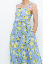 Load image into Gallery viewer, Modern x Made in Italy x Linen, Cotton-blend Lemon Patterned Maxi Dress (M, L)
