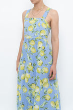 Load image into Gallery viewer, Modern x Made in Italy x Linen, Cotton-blend Lemon Patterned Maxi Dress (M, L)