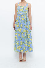 Load image into Gallery viewer, Modern x Made in Italy x Linen, Cotton-blend Lemon Patterned Maxi Dress (M, L)