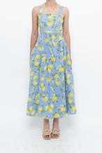 Load image into Gallery viewer, Modern x Made in Italy x Linen, Cotton-blend Lemon Patterned Maxi Dress (M, L)