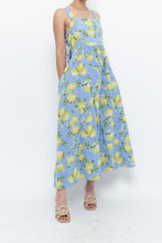 Load image into Gallery viewer, Modern x Made in Italy x Linen, Cotton-blend Lemon Patterned Maxi Dress (M, L)