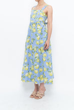 Load image into Gallery viewer, Modern x Made in Italy x Linen, Cotton-blend Lemon Patterned Maxi Dress (M, L)