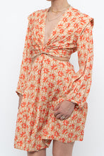 Load image into Gallery viewer, JOIE x Orange Long Sleeve Patterned Cutout Dress (S, M)