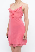Load image into Gallery viewer, Vintage x Corral Mesh Frilly Midi Dress (S, M)