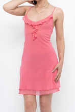 Load image into Gallery viewer, Vintage x Corral Mesh Frilly Midi Dress (S, M)