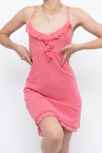 Load image into Gallery viewer, Vintage x Corral Mesh Frilly Midi Dress (S, M)