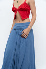 Load image into Gallery viewer, Vintage x Made in Italy x Periwinkle Flowy Cotton Maxi Skirt (S-XXL)
