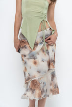 Load image into Gallery viewer, Vintage x Made in Canada x Whimsical Floral Tiered Midi Skirt (S-L)
