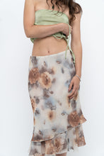 Load image into Gallery viewer, Vintage x Made in Canada x Whimsical Floral Tiered Midi Skirt (S-L)