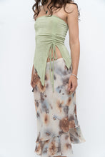 Load image into Gallery viewer, Vintage x Made in Canada x Whimsical Floral Tiered Midi Skirt (S-L)