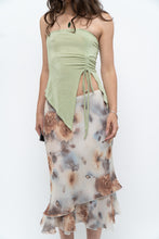 Load image into Gallery viewer, Vintage x Made in Canada x Whimsical Floral Tiered Midi Skirt (S-L)