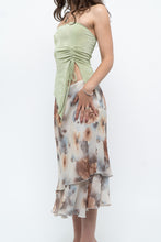 Load image into Gallery viewer, Vintage x Made in Canada x Whimsical Floral Tiered Midi Skirt (S-L)