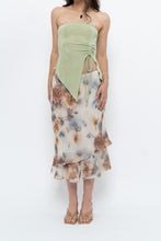 Load image into Gallery viewer, Vintage x Made in Canada x Whimsical Floral Tiered Midi Skirt (S-L)