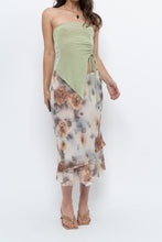 Load image into Gallery viewer, Vintage x Made in Canada x Whimsical Floral Tiered Midi Skirt (S-L)