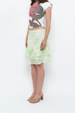 Load image into Gallery viewer, Vintage x Cream Floral Frilly Skirt (M)
