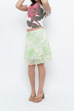 Load image into Gallery viewer, Vintage x Cream Floral Frilly Skirt (M)