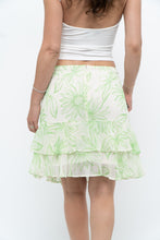 Load image into Gallery viewer, Vintage x Cream Floral Frilly Skirt (M)