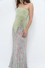 Load image into Gallery viewer, Vintage x Baby Blue, Pink Patterned Reversible Midi Skirt (M-XL)