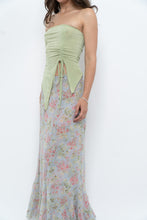 Load image into Gallery viewer, Vintage x Baby Blue, Pink Patterned Reversible Midi Skirt (M-XL)
