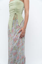 Load image into Gallery viewer, Vintage x Baby Blue, Pink Patterned Reversible Midi Skirt (M-XL)