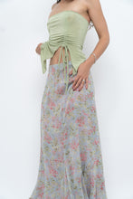 Load image into Gallery viewer, Vintage x Baby Blue, Pink Patterned Reversible Midi Skirt (M-XL)