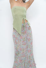 Load image into Gallery viewer, Vintage x Baby Blue, Pink Patterned Reversible Midi Skirt (M-XL)