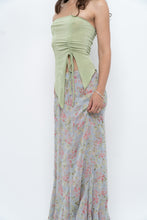 Load image into Gallery viewer, Vintage x Baby Blue, Pink Patterned Reversible Midi Skirt (M-XL)