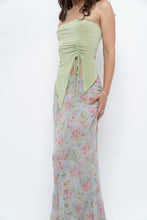 Load image into Gallery viewer, Vintage x Baby Blue, Pink Patterned Reversible Midi Skirt (M-XL)