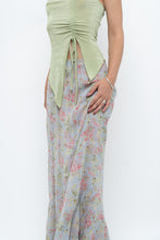 Load image into Gallery viewer, Vintage x Baby Blue, Pink Patterned Reversible Midi Skirt (M-XL)