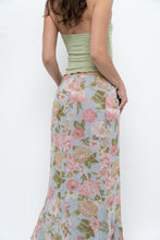 Load image into Gallery viewer, Vintage x Baby Blue, Pink Patterned Reversible Midi Skirt (M-XL)