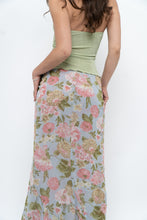 Load image into Gallery viewer, Vintage x Baby Blue, Pink Patterned Reversible Midi Skirt (M-XL)