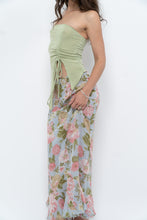 Load image into Gallery viewer, Vintage x Baby Blue, Pink Patterned Reversible Midi Skirt (M-XL)