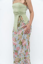Load image into Gallery viewer, Vintage x Baby Blue, Pink Patterned Reversible Midi Skirt (M-XL)