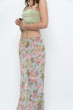 Load image into Gallery viewer, Vintage x Baby Blue, Pink Patterned Reversible Midi Skirt (M-XL)