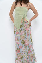 Load image into Gallery viewer, Vintage x Baby Blue, Pink Patterned Reversible Midi Skirt (M-XL)