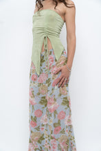 Load image into Gallery viewer, Vintage x Baby Blue, Pink Patterned Reversible Midi Skirt (M-XL)