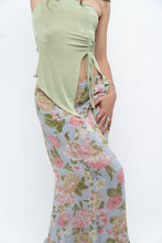 Load image into Gallery viewer, Vintage x Baby Blue, Pink Patterned Reversible Midi Skirt (M-XL)