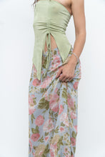 Load image into Gallery viewer, Vintage x Baby Blue, Pink Patterned Reversible Midi Skirt (M-XL)