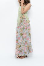 Load image into Gallery viewer, Vintage x Baby Blue, Pink Patterned Reversible Midi Skirt (M-XL)