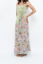 Load image into Gallery viewer, Vintage x Baby Blue, Pink Patterned Reversible Midi Skirt (M-XL)