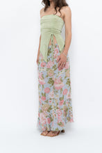 Load image into Gallery viewer, Vintage x Baby Blue, Pink Patterned Reversible Midi Skirt (M-XL)