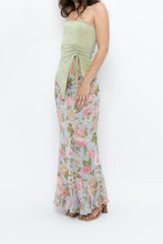 Load image into Gallery viewer, Vintage x Baby Blue, Pink Patterned Reversible Midi Skirt (M-XL)