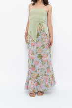 Load image into Gallery viewer, Vintage x Baby Blue, Pink Patterned Reversible Midi Skirt (M-XL)